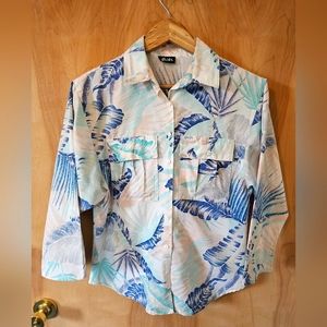 Vintage 80s Pastel Desert Top Large